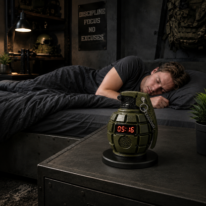 Early Drill™ Grenade Alarm Clock