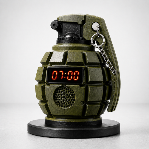 Early Drill™ Grenade Alarm Clock